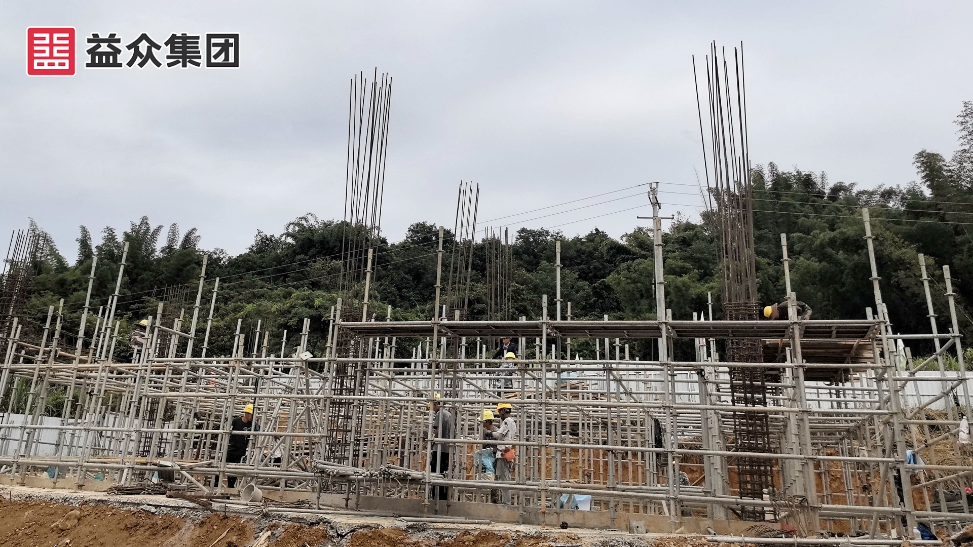 配電間、污泥脫水間支模架搭設(shè)_副本